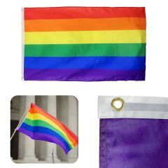 8 Inch Rainbow Flag