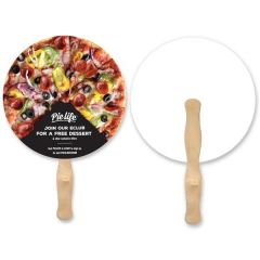 8 Inch  Round Full Color 1 Sided Hand Fan