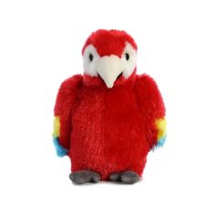 8 Inch Scarlet Macaw Parrot