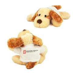 8 Inch Scruff Dog With T-Shirt and Full Color Imprint