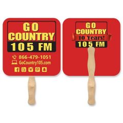 8 Inch  Square Hand Fan