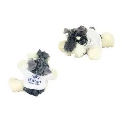 8 Inch Stein Schnauzer With T-Shirt and One Color Imprint
