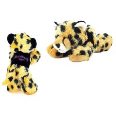 8 Inch Streak Cheetah With Vest and One Color Imprint
