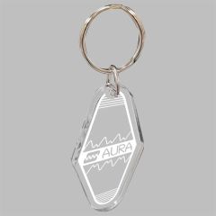 1/8 Inch Vintage Etched Acrylic Motel Keychainch Hotel Key Tag