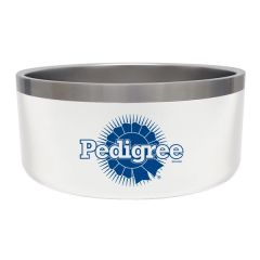 8 Inch W / 32 Oz Double Wall Stainless Steel Dog Bowl