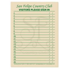 8 Inch  X 11 Inch  Custom Printed Memo Pad/50 Sheet