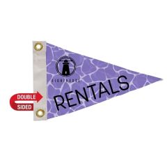 8 Inch X 12 Ft Polyester Pennant Flag Double-Sided