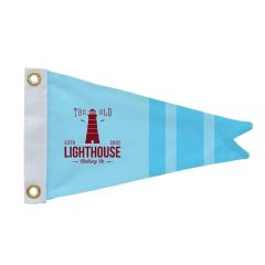 8 Inch X 12 Inch Polyester Burgee Flag Single-Sided