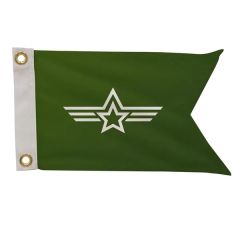 8 Inch X 12 Inch Polyester Guidon Flag Single-Sided