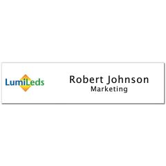 8 Inch  X 2 Inch  Moniker Full Color Name Plate