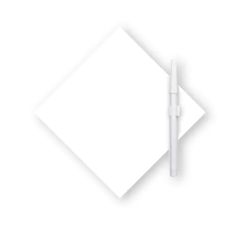 8 Inch X 8 Inch Diamond Custom Printed Memo Board W/Magnets Or Tape