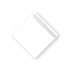 8 Inch X 8 Inch Diamond Custom Printed Memo Board W/Magnets Or Tape