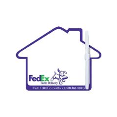 8 Inch X 8 Inch House Shape Custom Memo Board W/Magnets Or Tape