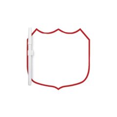 8 Inch X 8 Inch US Shield Custom Memo Board W/Magnets Or Tape On Back