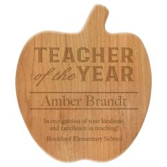 8 Inch X 9 1/2 Inch Alder Apple Plaque