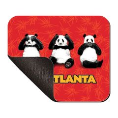 8 Inch  X 9 1/2 Inch  Hard Top Mouse Pad Rubber Base 1/16