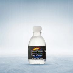 8 Oz / 237 mL Bullet Bottles Clear With Flat Cap