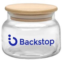 8 Oz Apothecary Jar With Bamboo Lid