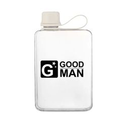 8 Oz Flat Square Water Bottle
