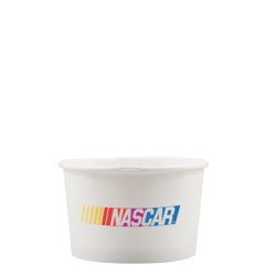 8 Oz Paper Food Container - White - Digital