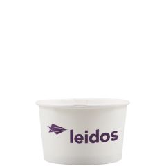 8 Oz Paper Food Container - White - Tradition
