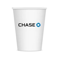 8 Oz White Paper Cup - High Line