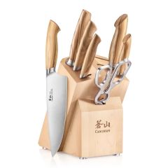 8-Piece Oliv Series Knife Block Set
