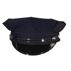 8 Pt. Navy Blue Police/Security Hat