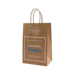 8 X 4x 10 Inch 150 GSM Natural Kraft Shopping Bag