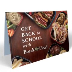 8 X 5.5 Plastic Table Tent Sign