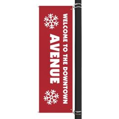 96 Inch X 30 Inch Custom Sunbrellaavenue Banner-1 Color Imprint