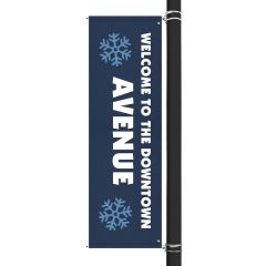 96 Inch X 30 Inch Custom Sunbrellaavenue Banner-2 Color Imprint