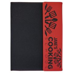 9 1/2 Inch X 12 Inch Laserable Leatherette / Canvas Portfolio