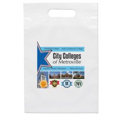 9 1/2w X 14h Die Cut Handle Bag - Dynamic Color