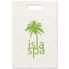 9 1/2w X 14h Eco Die Cut Bag - Flexo Ink Print