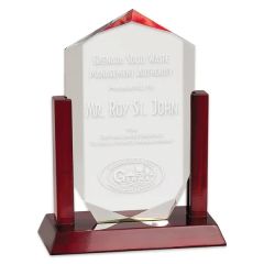 9 Inch Clear Royal Crown Acrylic Award