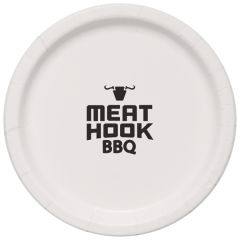 9 Inch Coated Paper Plate - White - Tradition