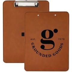 9 Inch X 12 1/2 Inch Leatherette Clipboard