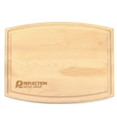 9 Inch X 12 3/4 Inch Maple Cutting Board With Juice Groove