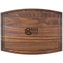 9 Inch X 12 3/4 Inch Walnut Cutting Board With Juice Groove
