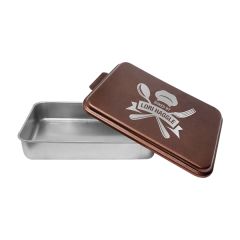 9 Inch X 13 Inch Aluminum Cake Pan With Lid