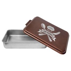 9 Inch X 13 Inch Aluminum Cake Pan With Lid