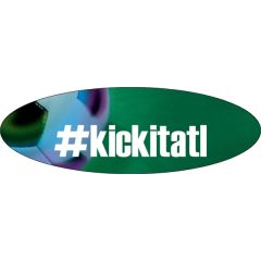 9 Inch X 3 Inch Kwik-Ship Digital Oval Decal
