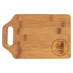 9 Inch X 6 Inch Bamboo Cutting Board W/ Handle