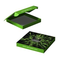 9 Inch  X 8.75 Inch  X 1.25 Inch   E-Flute Tuck Box Single Side