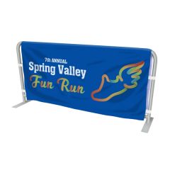9' Outdoor Universal Barricade Banner (only)