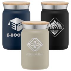 9 Oz. Double Wall Copper-Lined Stainless Tumbler - Laser