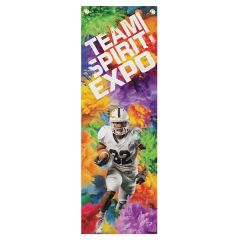 9wx 48l- Badge Satin Banner - Sublimation