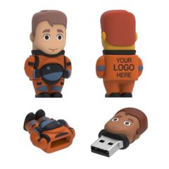 Astronaut USB Flash Drive Male 3.0 Model