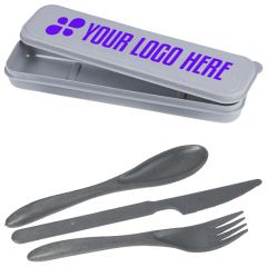 Bamboo Fiber Cutlery Set